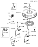Page F Diagram and Parts List for AS01 Kawasaki Engine