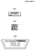 Page H Diagram and Parts List for BS08 Kawasaki Engine