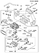 Page B Diagram and Parts List for CS01 Kawasaki Engine