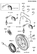 Page F Diagram and Parts List for CS01 Kawasaki Engine