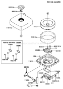 Page A Diagram and Parts List for DS08 Kawasaki Engine
