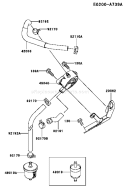 Page G Diagram and Parts List for DS08 Kawasaki Engine