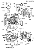 Page E Diagram and Parts List for AS37 Kawasaki Engine