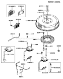 Page F Diagram and Parts List for BS01 Kawasaki Engine