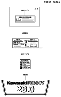 Page H Diagram and Parts List for AS06 Kawasaki Engine