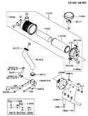Page A Diagram and Parts List for BS30 Kawasaki Engine