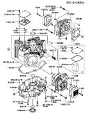 Page E Diagram and Parts List for ES29 Kawasaki Engine