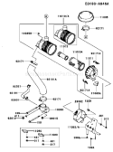 Page A Diagram and Parts List for  Kawasaki Engine