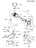 Page A Diagram and Parts List for FH721V AS22 Kawasaki Engine