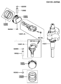 Page J Diagram and Parts List for ES32 Kawasaki Engine