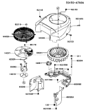 Page D Diagram and Parts List for AS37 Kawasaki Engine