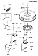 Page F Diagram and Parts List for AS27 Kawasaki Engine