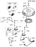 Page F Diagram and Parts List for  Kawasaki Engine
