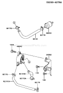 Page G Diagram and Parts List for  Kawasaki Engine