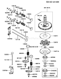 Page L Diagram and Parts List for ES29 Kawasaki Engine