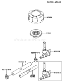 Page H Diagram and Parts List for BS19 Kawasaki Engine