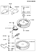 Page G Diagram and Parts List for  Kawasaki Engine
