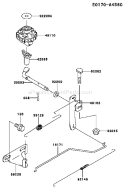 Page D Diagram and Parts List for BS19 Kawasaki Engine