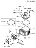 Page F Diagram and Parts List for BS19 Kawasaki Engine