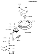 Page G Diagram and Parts List for BS19 Kawasaki Engine