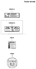 Page I Diagram and Parts List for ES13 Kawasaki Engine