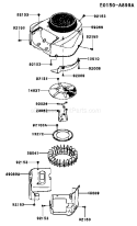 Page D Diagram and Parts List for AS00 Kawasaki Engine