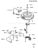 Page F Diagram and Parts List for AS00 Kawasaki Engine