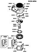 Page D Diagram and Parts List for AS04 Kawasaki