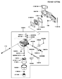 Page B Diagram and Parts List for AS04 Kawasaki
