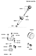 Page H Diagram and Parts List for AS04 Kawasaki