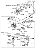 Page B Diagram and Parts List for AS00 Kawasaki Engine