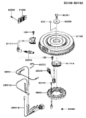 Part Location Diagram of 21171-0712 Kawasaki Coil-Assembly-Ignition-2 Cyl