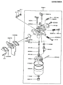 Page B Diagram and Parts List for GS00 Kawasaki Engine