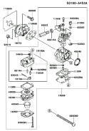 Part Location Diagram of 92009-2398 Kawasaki Screw,5X60