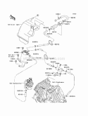 Part Location Diagram of 49040-0801 Kawasaki Fuel Pump