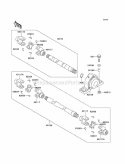 Drive Shaft-Propeller Diagram and Parts List for  Kawasaki 