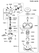 Page C Diagram and Parts List for HA026F Kawasaki Trimmer