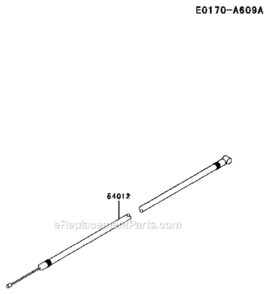 Control-Equipment Diagram and Parts List for  Kawasaki Leaf Blower / Vacuum