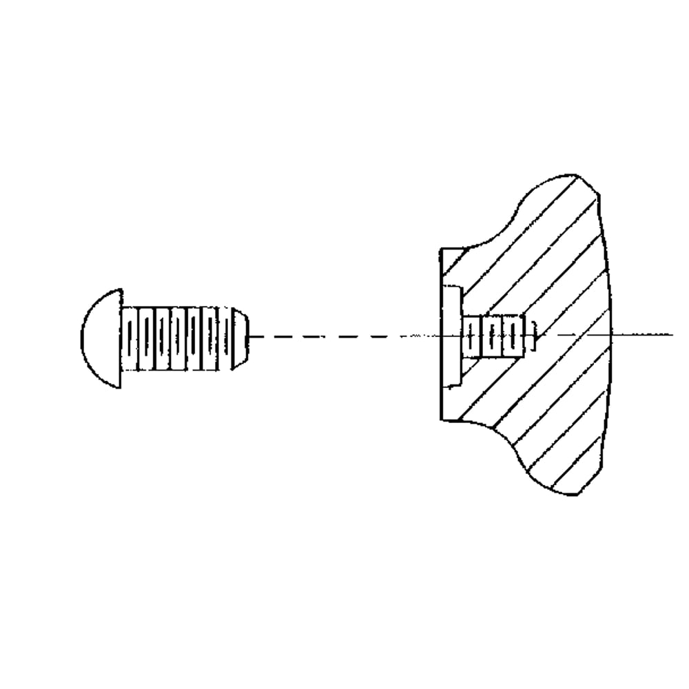 Knob Assembly Wa04kn12001lb Diagram and Parts List for 7627701  Kenmore Range