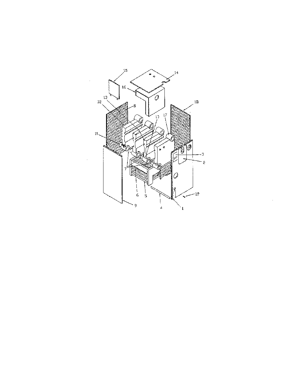 Induced draft boilers Diagram and Parts List for 229965350  Kenmore Water Heater