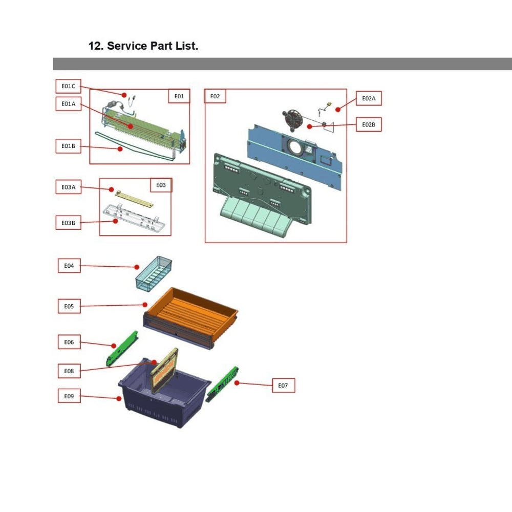 Pldm 5 Diagram and Parts List for 11172795120  Kenmore Refrigerator