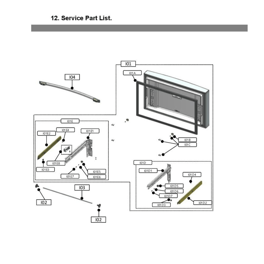 Pldm 7 Diagram and Parts List for 11172795120  Kenmore Refrigerator