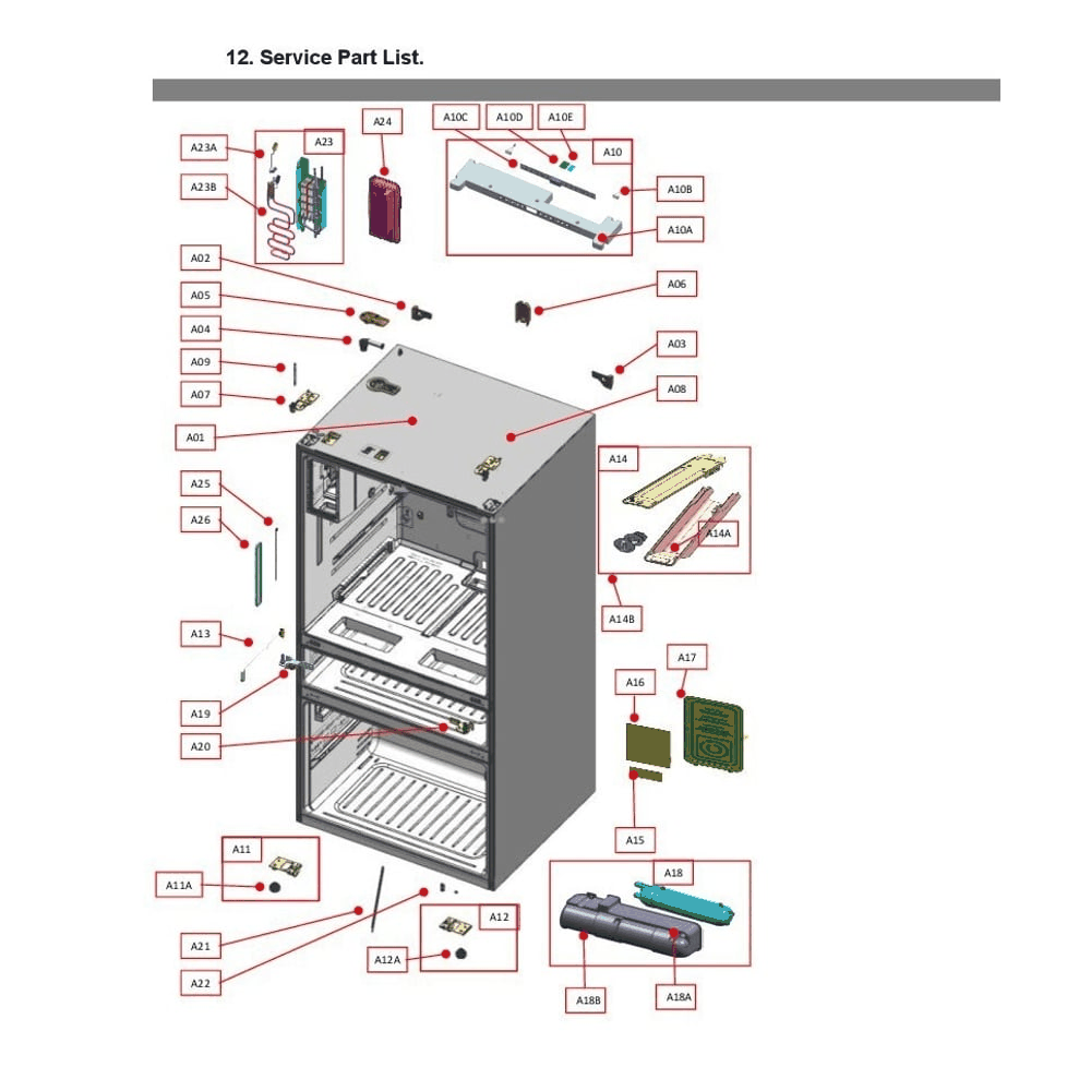 Pldm 9 Diagram and Parts List for 11172795120  Kenmore Refrigerator
