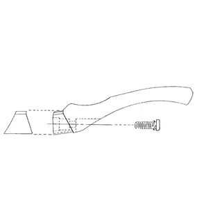 Handle Assembly Wa01bp10103lb Diagram and Parts List for 7627701  Kenmore Range
