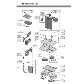 Pldm 1 Diagram and Parts List for 11172795120  Kenmore Refrigerator