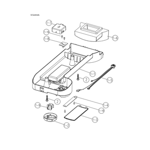 Controls Diagram and Parts List for 11161211615  Kenmore Refrigerator