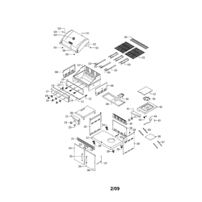 Part Location Diagram of 679R-007 Kenmore Main Burner