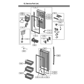 Pldm 2 Diagram and Parts List for 11172795120  Kenmore Refrigerator