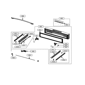 M-Door & Handles Diagram and Parts List for 11172692911  Kenmore Refrigerator