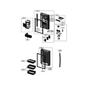 R-Room & Handles Diagram and Parts List for 11172692911  Kenmore Refrigerator